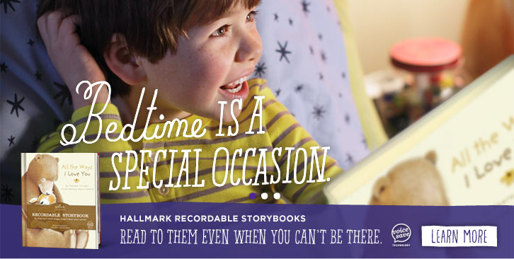Hallmark Recordable Storybooks Read to them even when you can't be there.