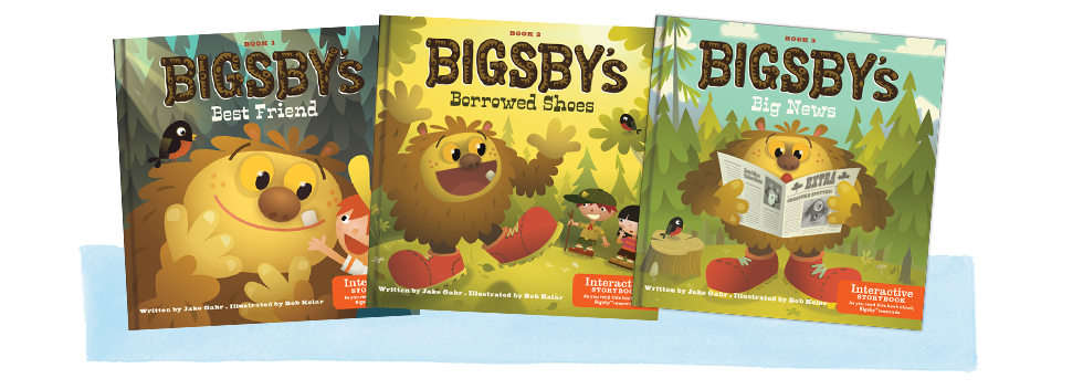 Bigsby Interactive Story Buddy Coordinating Books