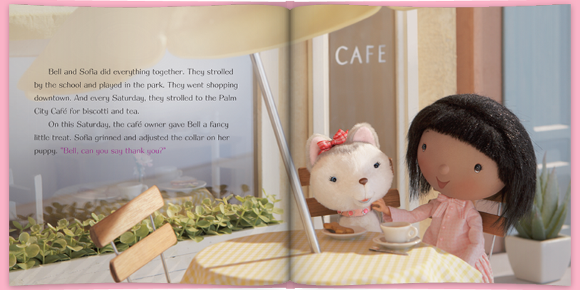 Bell and Sofia in a cafÃ©