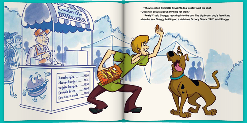 Scooby-Doo gets a Scooby Snack