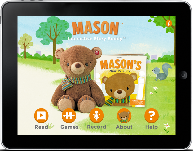 Mason's New Friends app home page